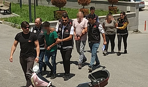 Karaman'da düzenlenen uyuşturucu operasyonunda 5 şüpheli tutuklandı
