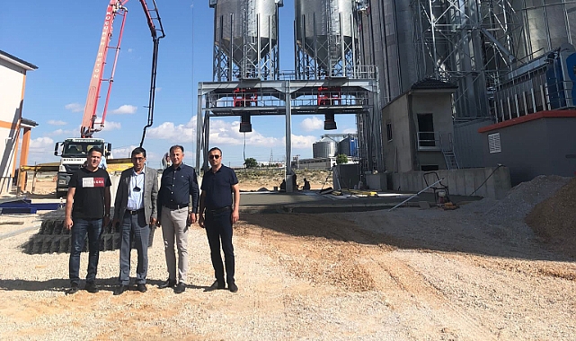 Karaman Ticaret Borsası Lisanslı Depoculuk A.Ş. İnşaatında incelemelerde bulundular