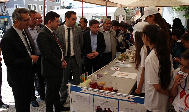 Kaymakam Bircan TÜBİTAK Fuarının Açılışını Yaptı