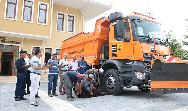 Kazancı Belediyesi Araç Filosuna Bir Araç Daha Eklendi