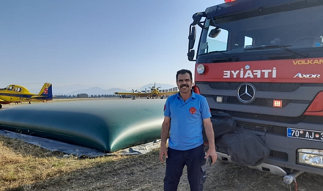 Marmaris Yangınına Müdahaleye giden Ekip Karaman'a Döndü