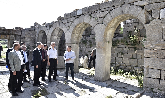 Vali Akkoyun Binbir Kilise ve Değle Ören Yerlerini gezdi