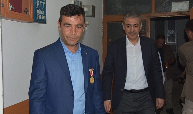 Vali Akkoyun’dan Gazi Eyüp Balıkçı’ya ziyaret