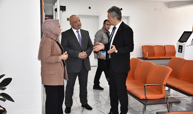 Vali Akkoyun İl Nüfus ve Vatandaşlık Müdürlüğünde incelemelerde bulundu