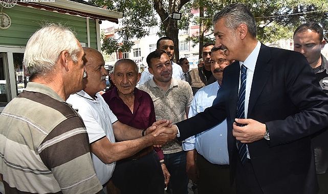 Vali Akkoyun, vatandaşlarla buluştu