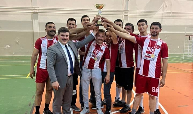 Voleybol turnuvası sona erdi