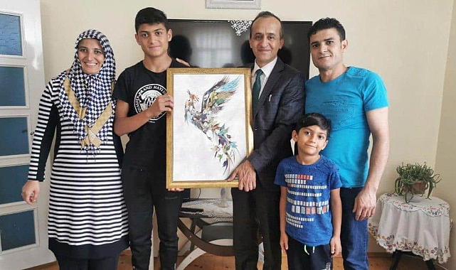 Eryiğit'ten LGS birincisine ziyaret