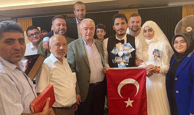Eser ve Çağlak ailelerinin mutlu günü