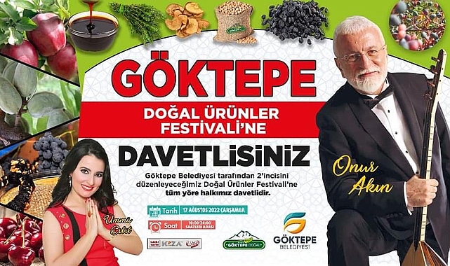 Göktepe Doğal Ürünler Festivali 17 Ağustos’ta