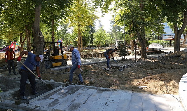 İstasyon Çay Bahçesi Yenileniyor, Yeni Parklar Şehre Kazandırılıyor