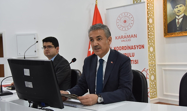 *Karaman’da Mevcut Yatırımlar ve Projeler Değerlendirildi*