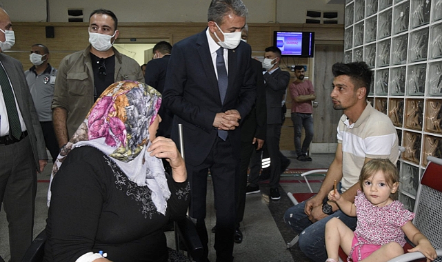 Vali Akkoyun'dan kurumlara bayram ziyareti