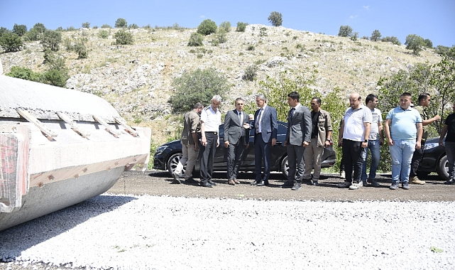 Vali Akkoyun Morcalı Köyündeki Asfalt Çalışmalarını İnceledi