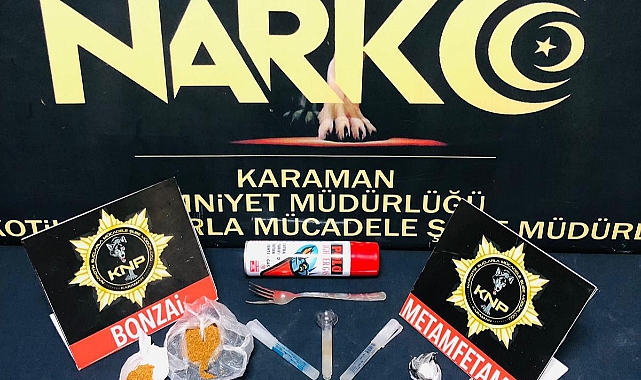 Adana'dan gelip Karaman'da Uyuşturucu satan şahıs tutuklandı