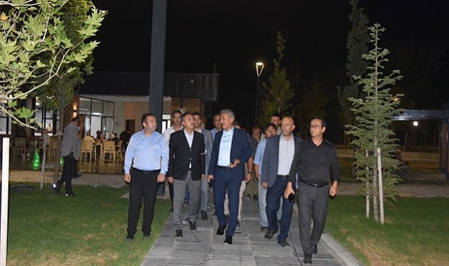 Aktekke Millet Bahçesinde çevre düzenleme çalışmaları sürüyor