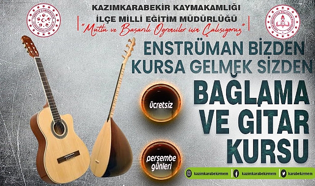 Enstrüman Bizden Kursa Gelmek Sizden
