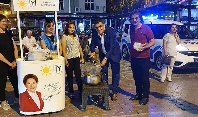 İyi Parti'den Karamanlılara Aşure İkramı