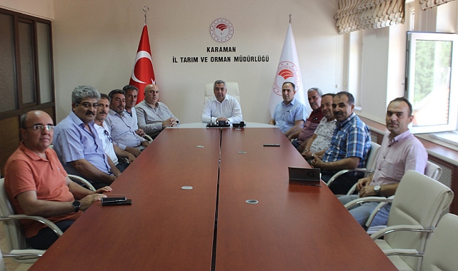 Karaman'da Elma Hasadı Öncesinde Piyasanın Durumu Değerlendirildi