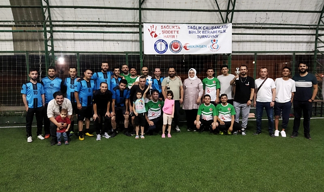 Karaman’da sağlık çalışanlarının futbol turnuvası tamamlandı