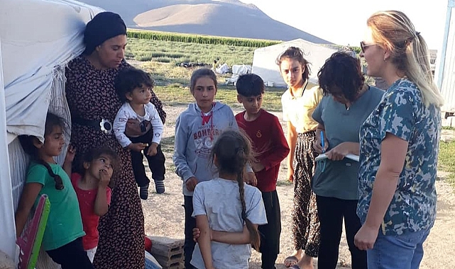 Mevsimlik Tarım İşçilerine yerinde sağlık hizmeti sunuldu