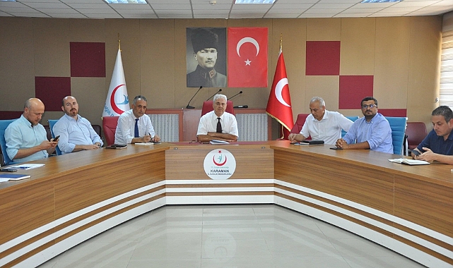 Sağlık Tesisleri Verimlilik Değerlendirme Toplantısı Yapıldı