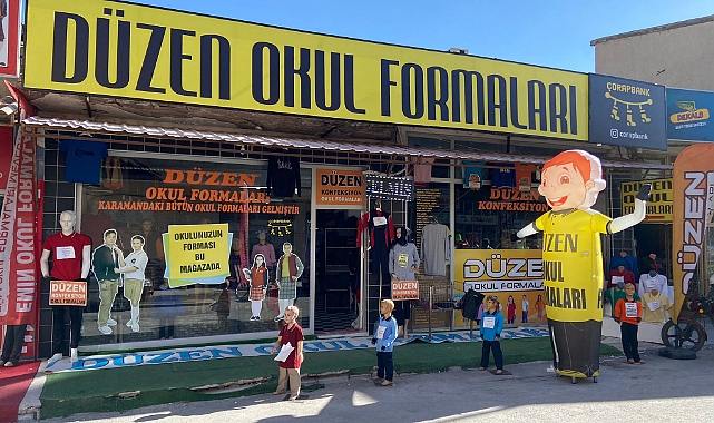 Tüm okul formaları Düzen Konfeksiyon'da