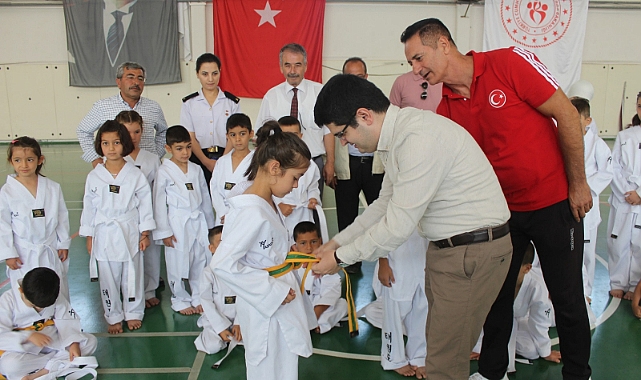 Ayrancı'da Taekwonda Kuşak Terfi Sınavı Yapıldı