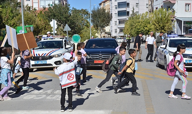 Karaman'da 'Önce Yaya' etkinliği düzenlendi