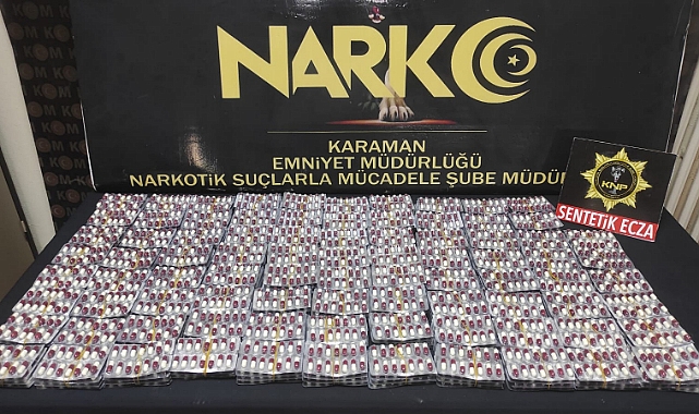 Karaman'da uyuşturucu operasyonunda 2 şüpheli tutuklandı