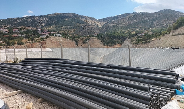 Kazancı Göletinde çalışmalar sürüyor