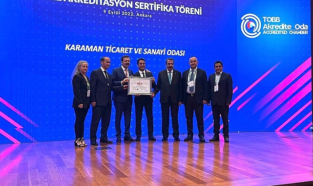 KTSO Akreditasyon Sertifikasını aldı