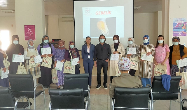 Sarıveliler'de Gebelere Eğitim Verildi