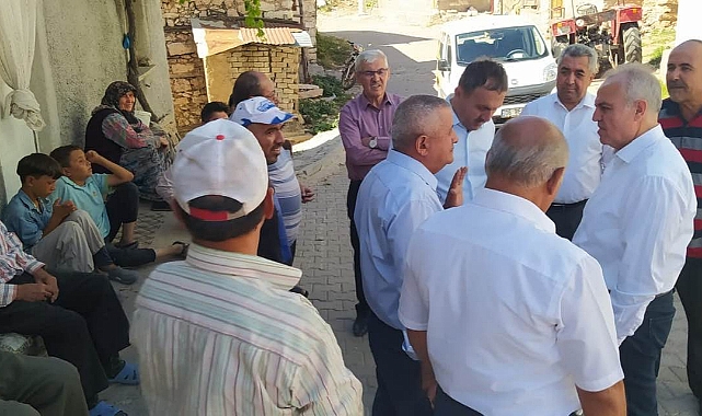 Şeker, köy ziyaretlerini sürdürüyor