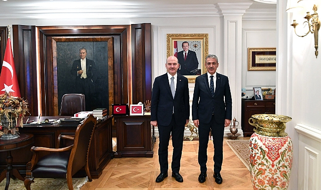 Vali Akkoyun Bakan Soylu ve Cumhurbaşkanı Yardımcısı Oktay'la Görüştü
