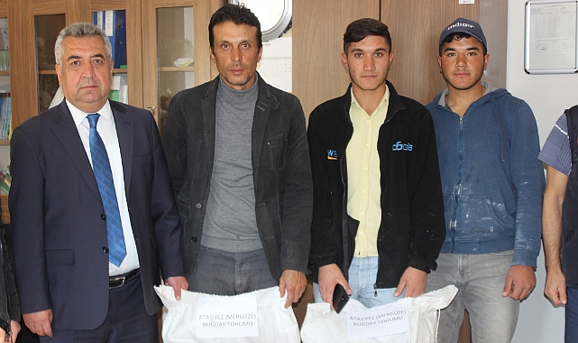 Ata Tohumu Mergüze Tohumu Üreticiye Dağıtıldı