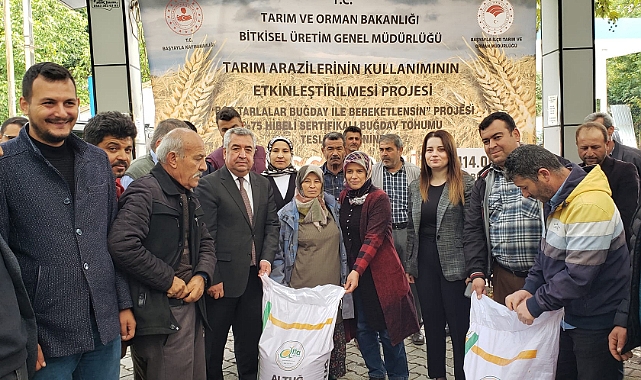 Başyayla'da "Boş Tarlalar Buğday İle Bereketlensin" Projesi Hayata Geçirildi