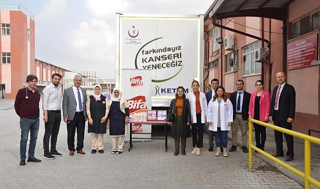 BİFA Bisküvi A.Ş.'de Kanser Tarama Ekibi Ziyaret Edildi