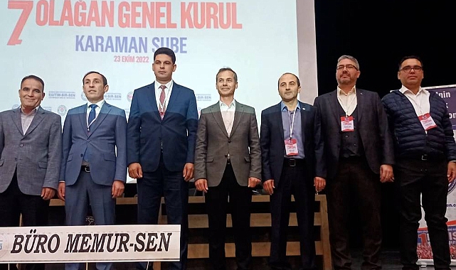 Eğitim-Bir-Sen Karaman Şubesi Recep Kaya İle Yola Devam Dedi