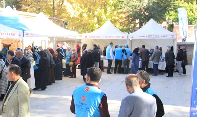 Karaman'da 'Hayır Çarşısı' açıldı