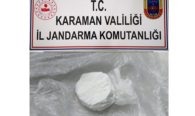 Karaman'da kokain ele geçirildi