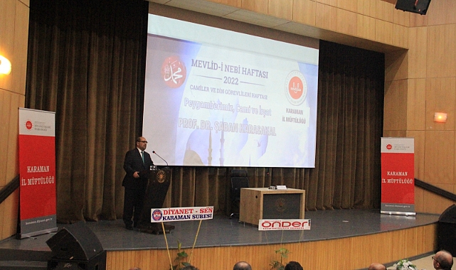 Karaman’da Mevlid-i Nebi Konferansı