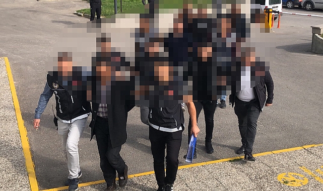 Karaman'da suç örgütü operasyonunda 10 şüpheli tutuklandı