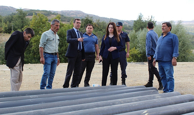 Kaymakam Gür, Sulama ve Yol Çalışmalarını İnceledi
