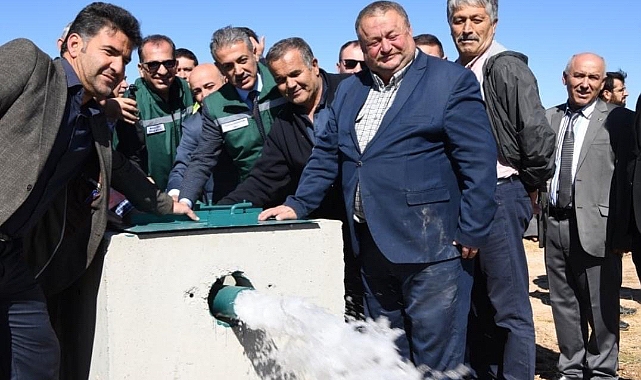 Taşkale Göletinin vanaları açıldı