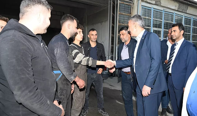 Vali Akkoyun Sanayi Esnafını Ziyaret Etti