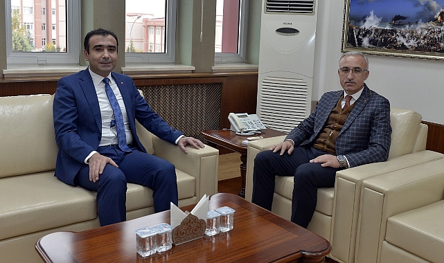 Başkan Kalaycı'dan Rektör Karaman'a Ziyaret