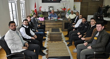 İyi Parti İlçe Gençlik Kolları Yönetiminden Başkan Zorlu’ya Ziyaret