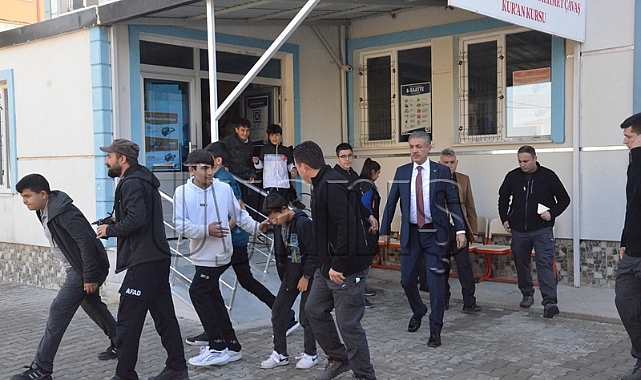 Karaman’da Deprem Anı ve Tahliye Tatbikatı Yapıldı