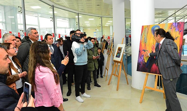 Öğretmenler Gününde Karma Resim Sergisi Düzenlendi