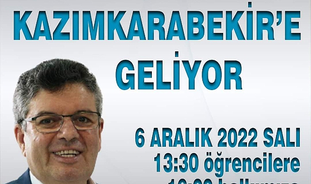 Ünlü Televizyon Programıcısı Kapaklıkaya, Kazımkarabekir'e geliyor